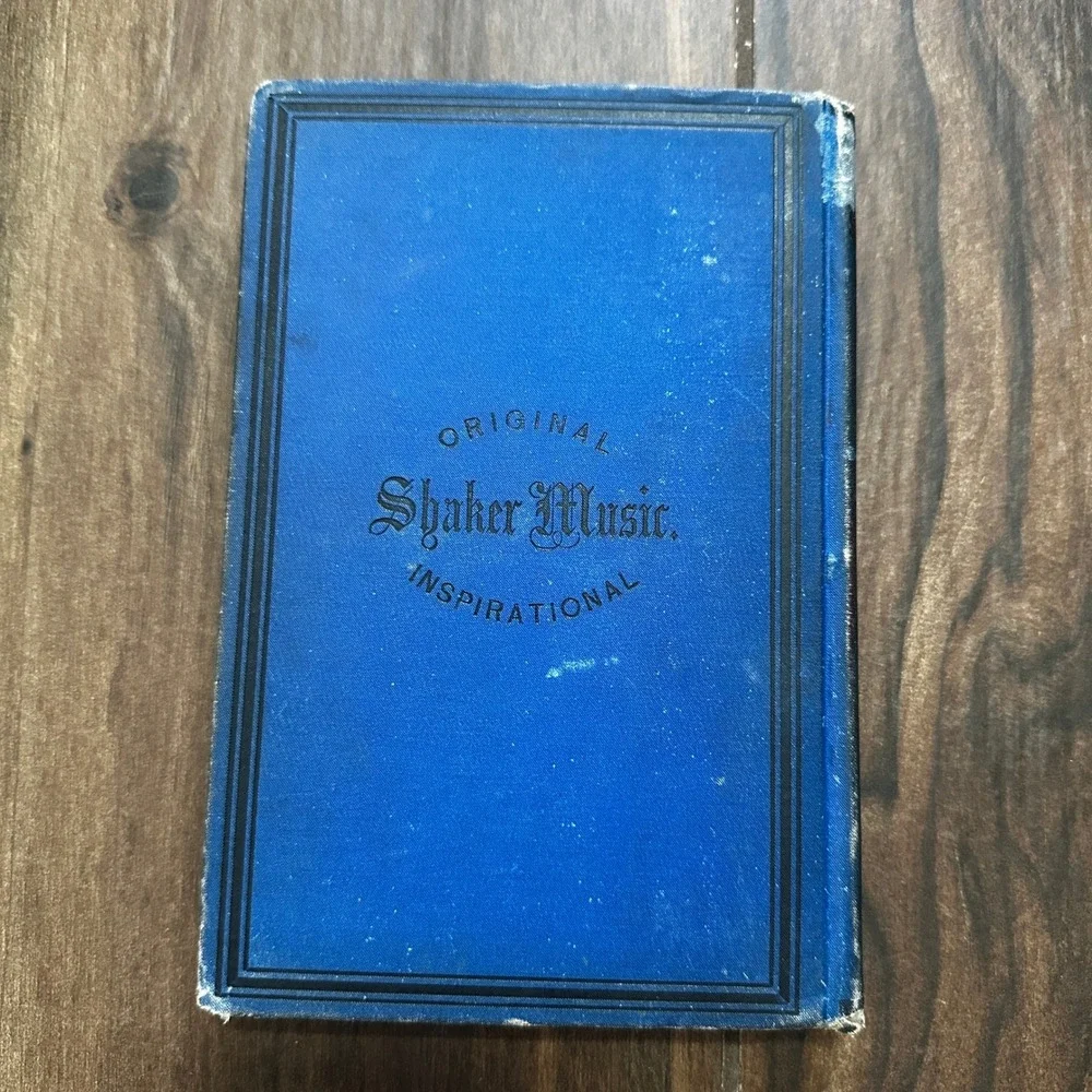 1884 Shaker Music Original Inspirational Hymns and Songs Mt Lebanon NY Book